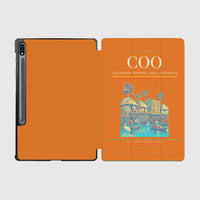 Thumbnail for Cadjehoun Airport (COO) design on orange samsung tablet tablet case