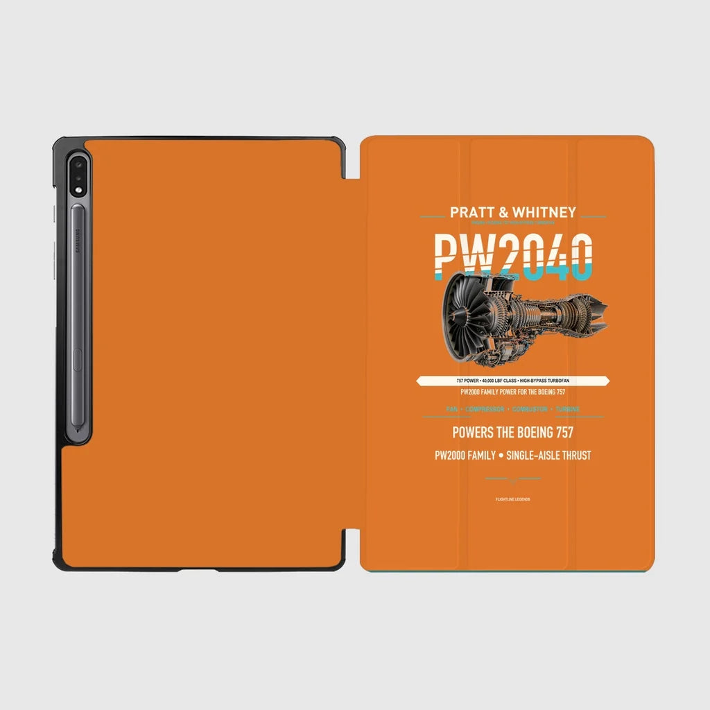 PW2040 design on orange samsung tablet tablet case
