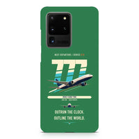 Thumbnail for Boeing 777-200LR design on samsung case - green