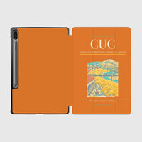 Thumbnail for Camilo Daza International Airport (CUC) design on orange samsung tablet tablet case