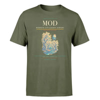 Thumbnail for Modesto City-County Airport (MOD) T-Shirt single-side front print in Green Army | modesto-city-county-airport-mod-double-side-t-shirt