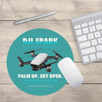 Thumbnail for DJI Spark design on turquoise round mouse pad