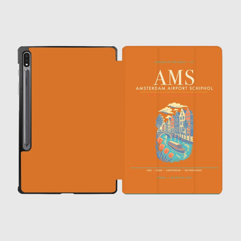 Amsterdam Airport Schiphol AMS - Orange