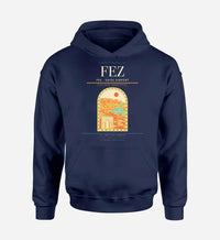 Thumbnail for Fes (FEZ) design on navy blue hoodie single-side print