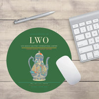 Thumbnail for Lviv Danylo Halytskyi International Airport LWO Mouse-Pad Round - Green