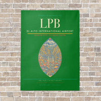 Thumbnail for El Alto International Airport LPB - Canvas No Frame - Green