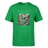 Thumbnail for VINTAGE G4021 - The Andes Crossing - Premium T-Shirt design on green premium t shirt