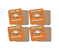 Thumbnail for DJI Mavic Mini design on orange 4 pieces set coaster