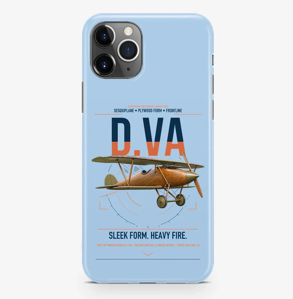 Albatros D.Va design on light blue magsafe iphone case, for iPhone Pro Max