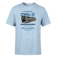 Thumbnail for CFM56-5C design on light blue single side