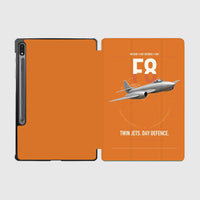 Thumbnail for Gloster Meteor F8 design on orange samsung tablet tablet case