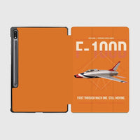 Thumbnail for F-100D Super Sabre design on orange samsung tablet tablet case
