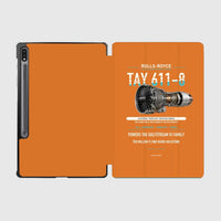 Thumbnail for TAY 611-8 design on orange samsung tablet tablet case