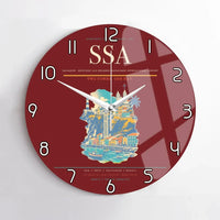Thumbnail for Salvador - Deputado Luis Eduardo Magalhaes International Airport SSA Wall-Clock No-Frame - Dark Red