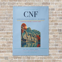 Thumbnail for Tancredo Neves International Airport CNF — Belo Horizonte vertical canvas print - no frame - light blue background
