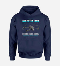 Thumbnail for DJI Matrice 3TD design on navy blue hoodie single side