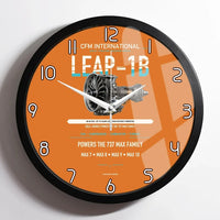 Thumbnail for CFM LEAP-1B design on orange framed wall clock