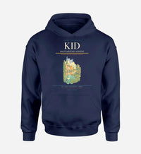 Thumbnail for Kristianstad Airport (KID) design on navy blue hoodie single-side print