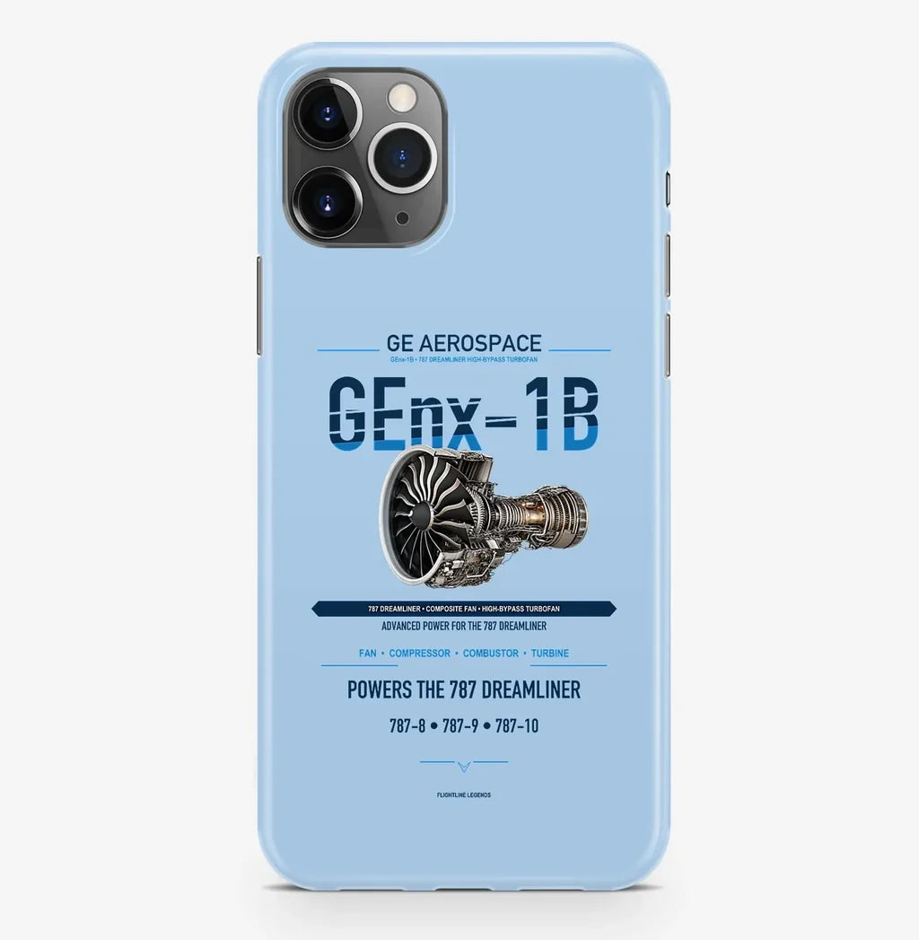 GEnx-1B Case ProMax design on light blue iphone case promax