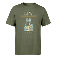Thumbnail for Lome-Tokoin International Airport (LFW) T-Shirt single-side front print in Green Army | lome-tokoin-international-airport-lfw-double-side-t-shirt