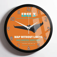 Thumbnail for AgEagle eBee X design on orange framed wall clock