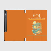 Thumbnail for Nea Anchialos National Airport (VOL) design on orange samsung tablet tablet case