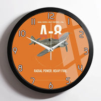 Thumbnail for Focke-Wulf Fw 190A-8 design on orange framed wall clock