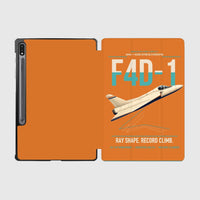 Thumbnail for F4D-1 Skyray design on orange samsung tablet tablet case