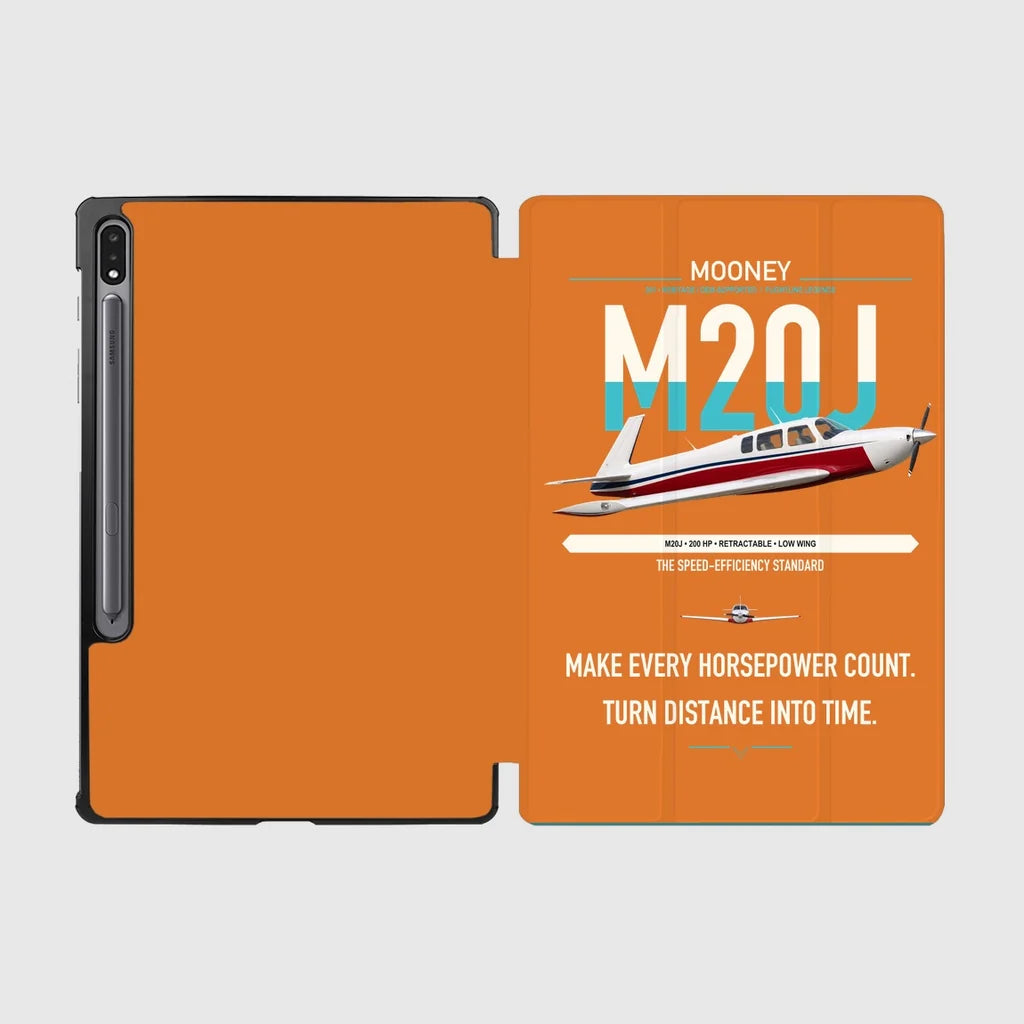 Mooney M20J 201 design on orange samsung tablet tablet case