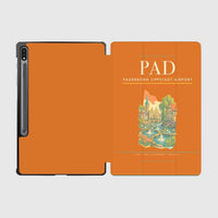 Thumbnail for Paderborn Lippstadt Airport (PAD) design on orange samsung tablet tablet case