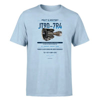 Thumbnail for JT9D-7R4 design on light blue single side