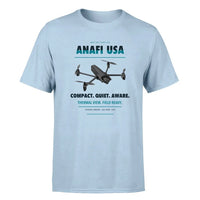 Thumbnail for Parrot ANAFI USA design on light blue single side