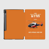 Thumbnail for Airbus H130 design on orange samsung tablet tablet case