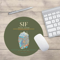 Thumbnail for Simikot Airport SIF Mouse-Pad Round - Green Army