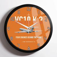 Thumbnail for Vickers VC10 K.3 design on orange framed wall clock