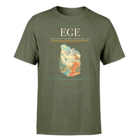 Thumbnail for Eagle County Regional Airport (EGE) T-Shirt single-side front print in Green Army | eagle-county-regional-airport-ege-double-side-t-shirt