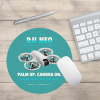 Thumbnail for DJI Neo design on turquoise round mouse pad