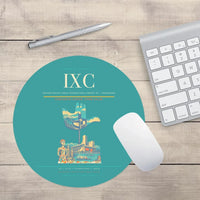Thumbnail for Shaheed Bhagat Singh International Airport (IXC) design on turquoise round mouse pad