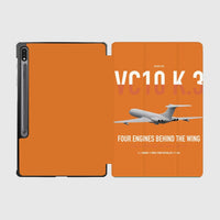 Thumbnail for Vickers VC10 K.3 design on orange samsung tablet tablet case