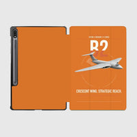 Thumbnail for Handley Page Victor B2 design on orange samsung tablet tablet case