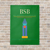 Thumbnail for Brasilia - Presidente Juscelino Kubitschek International Airport BSB - Canvas No Frame - Green