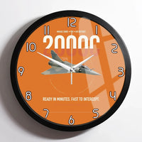 Thumbnail for Dassault Mirage 2000C RDI design on orange framed wall clock