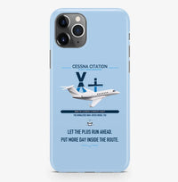 Thumbnail for Cessna Citation X+ design on light blue magsafe iphone case, for iPhone Pro Max