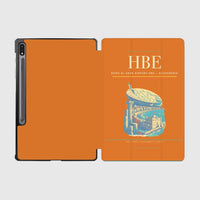 Thumbnail for Borg El Arab Airport (HBE) design on orange samsung tablet tablet case