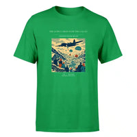 Thumbnail for VINTAGE G4512 - The Supply Drop Over The Valley - Premium T-Shirt design on green premium t shirt