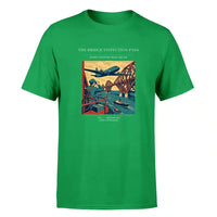 Thumbnail for VINTAGE G4482 - The Bridge Inspection Pass - Premium T-Shirt design on green premium t shirt