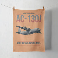 Thumbnail for AC-130J Ghostrider design on orange towel