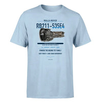 Thumbnail for RB211-535E4 design on light blue single side