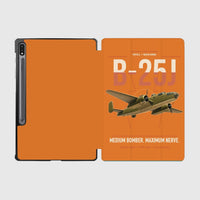 Thumbnail for B-25J Mitchell design on orange samsung tablet tablet case