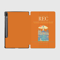 Thumbnail for Recife Guararapes (REC) design on orange samsung tablet tablet case